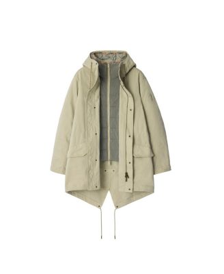 Detachable Warmer Nylon Blend Parka