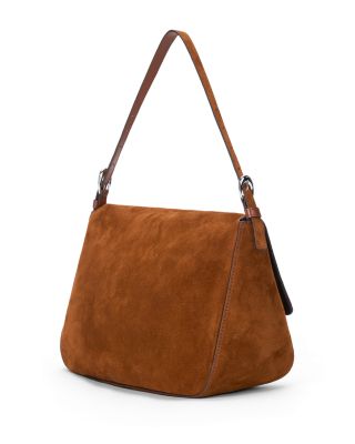 Harlow Medium Suede Shoulder Bag
