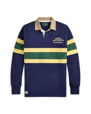 Vintage Fit Embroidered Rugby Shirt