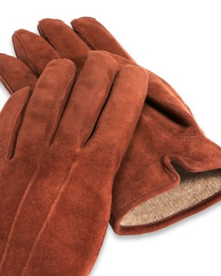 Three-Cord Suede Gloves - Exclusive
