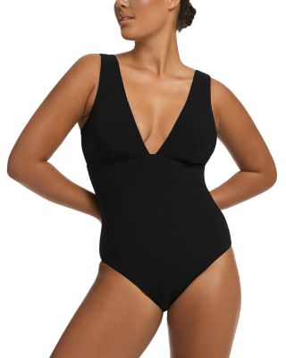 Plunging Neck Swimsuit