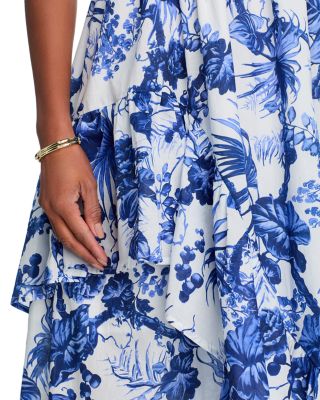Sleeveless Floral Midi Dress - Exclusive