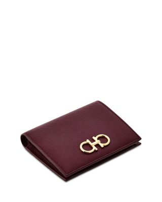 Gancini Compact Leather Wallet