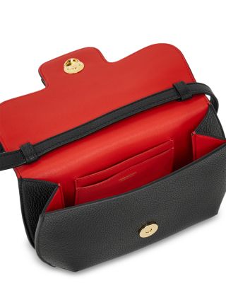 Double Gancini Mini Leather Shoulder Bag