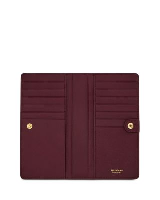 Gancini Leather Continental Wallet 