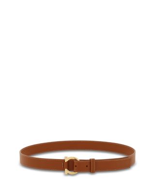 Women's Donna Gancini Leather Belt
