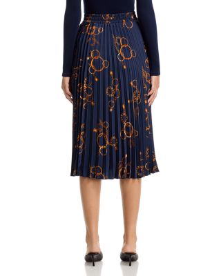 Pull On Pleated Skirt