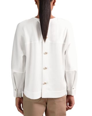 Natalia Button Back Top