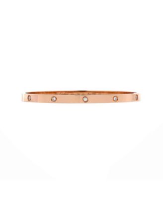  Small Love 10 Diamond Bracelet 18K Rose Gold with Diamonds