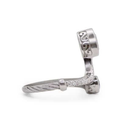 Day Diamonds Teardrop & Round Bypass Ring, 0.98ct Lab Grown Diamonds