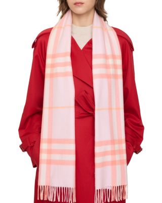  Check Cashmere Scarf