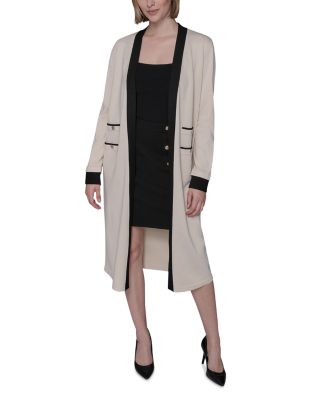 Contrast Trim Cardigan