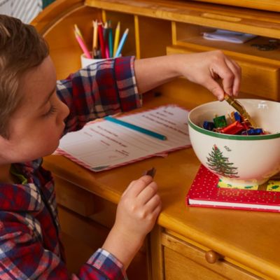 Christmas Tree Rice Bowl, Set of 4