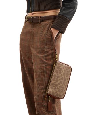 Bleecker Mini Signature Canvas Shoulder Bag