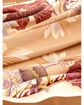 Water Lillies Square Silk Scarf