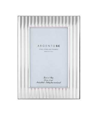 Fluted Sterling Silver Picture Frame, 4&amp;quot; x 6&amp;quot;