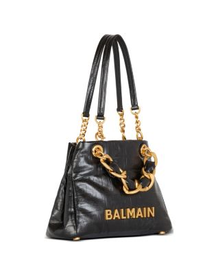  1945 Soft Cabas Small-Pb Embellished Crinkle Leather Handbag