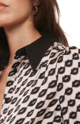 Women's Lip Print Shirt