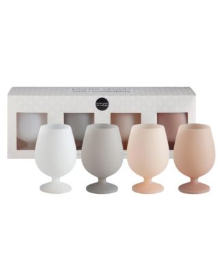 Stemm Silicone Unbreakable Wine Glasses - Set of 4