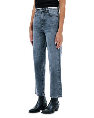 London High Rise Straight Jeans in Worlds Turning