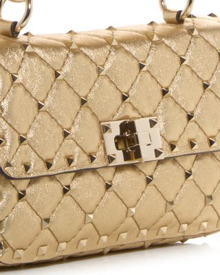 Small Rockstud Convertible Top Handle Bag