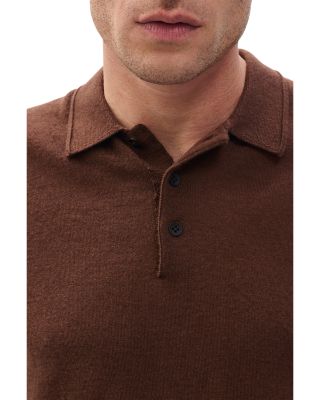 Lightweight Downing Cashmere Polo Shirt