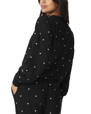 Love Lounge Embroidered Sweatshirt & Jogger Pants