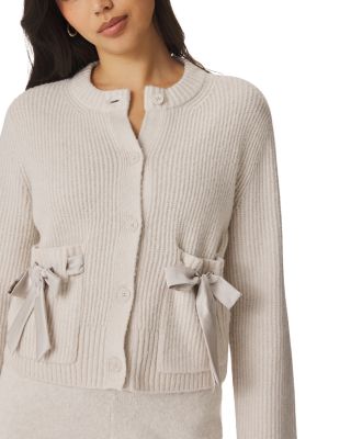 Stassi Satin Tie Cardigan