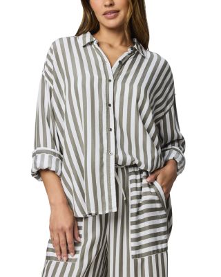 Ella Striped Button Down Shirt