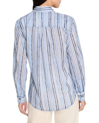 Drifty Painted Stripe Cotton Shirt