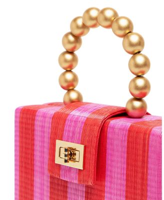  The Louisa Woven Straw Clutch Bag