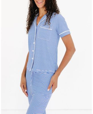 Cobalt Stripe Bamboo Pajama Set