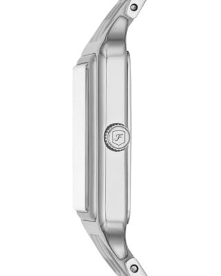 Raquel Three-Hand Date Stainless Steel Watch, 23mm x 38mm