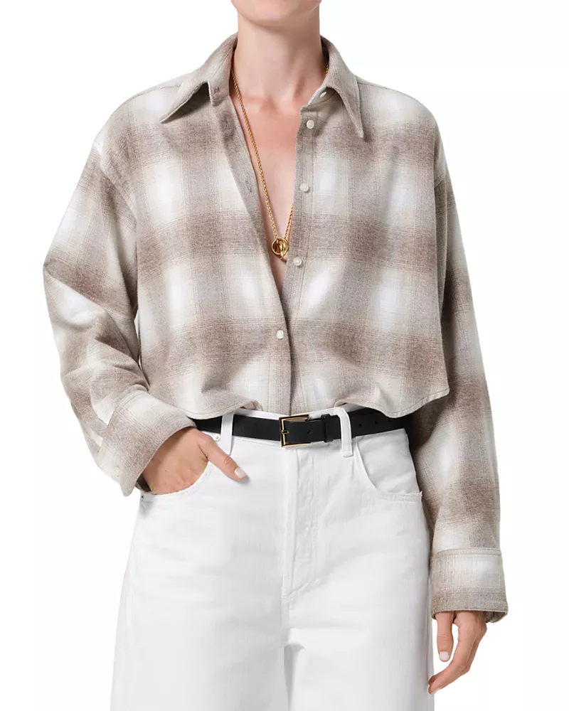 Citizens of Humanity Ana Cropped Shirt