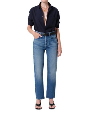 Blaine Vintage High Rise Straight-Leg Jeans in Jonie