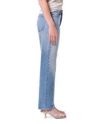 Lana High Rise Vintage Straight Jeans in Brink