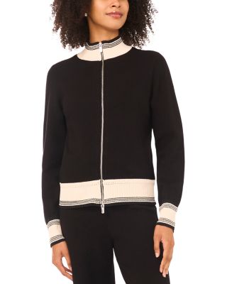 Contrast Trim Track Jacket