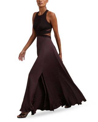 Cutout Sleeveless Maxi Dress