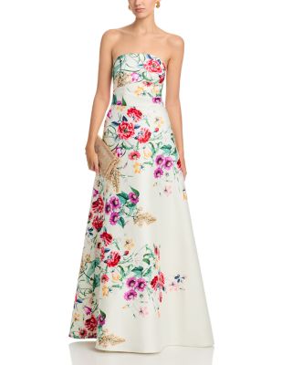 Mikado Strapless Full Gown