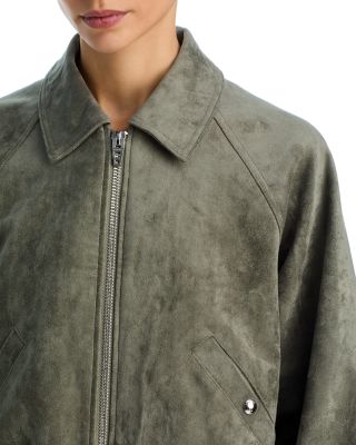 Faux Suede Jacket