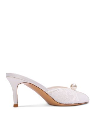 Women's Pearl Mesh Slipper Pumps