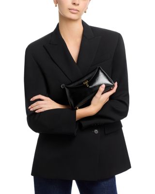 Mini T-Lock Calf Hair Clutch