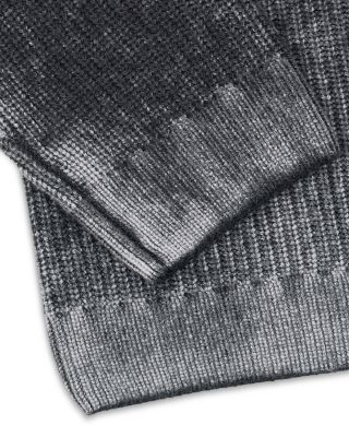 Ethan Black Glitch Crew Neck Sweater