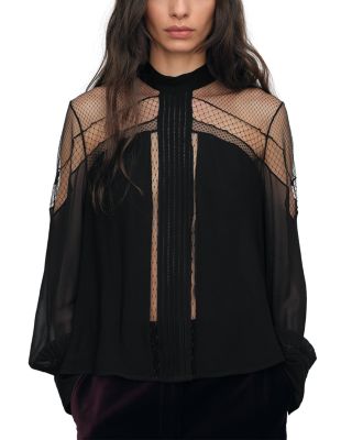 Lace Inset Top