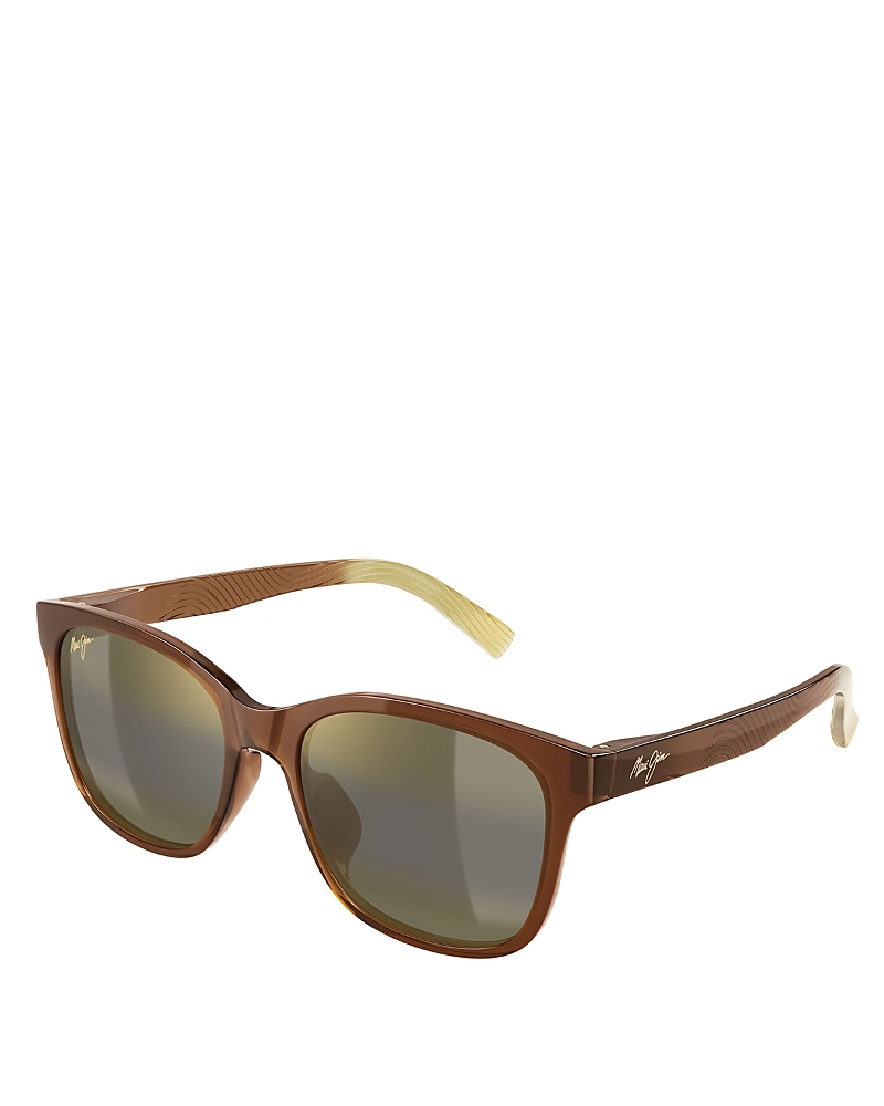 Maui Jim Owelo Polarized Square Sunglasses, 56mm