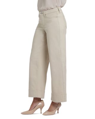 Teresa Mid Rise Wide Leg Ankle Jeans in Tavern