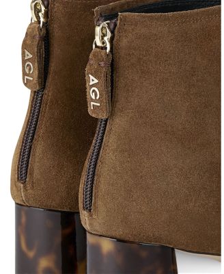 Women&#39;s Veta Back Zip Block Heel Booties