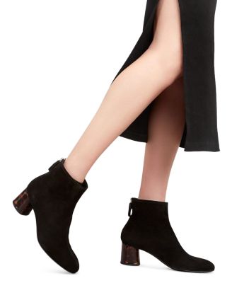 Women's Veta Back Zip Block Heel Booties