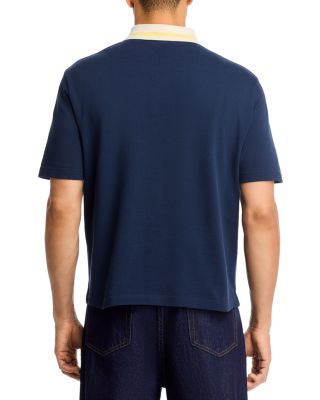 Contrast Collar Polo