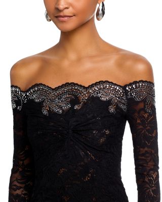 Embellished Lace Maxi Dress